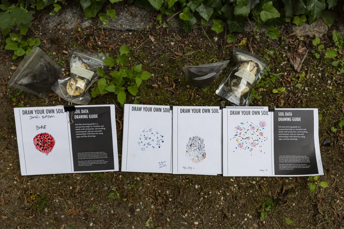 papers on the ground