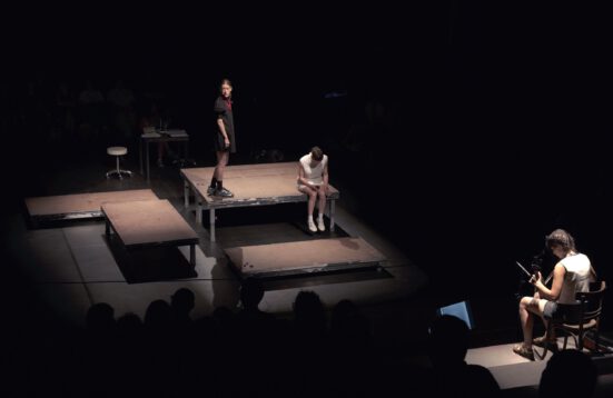 actors on stage