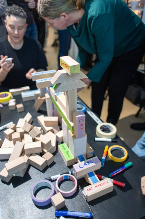 wooden blocks